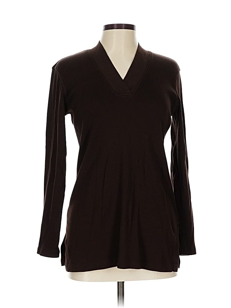 Pre-owned Talbots Pullover Sweater In Brown