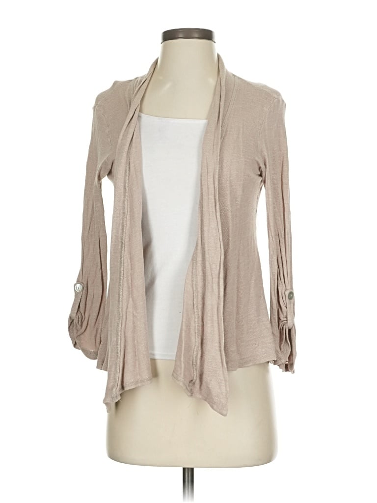 Pre-owned Bobeau Cardigan Sweater In Brown