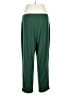 IMAN Solid Green Casual Pants Size 1X - photo 2