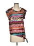 Hale Bob 100% Polyester Pink Short Sleeve Blouse Size S - photo 1