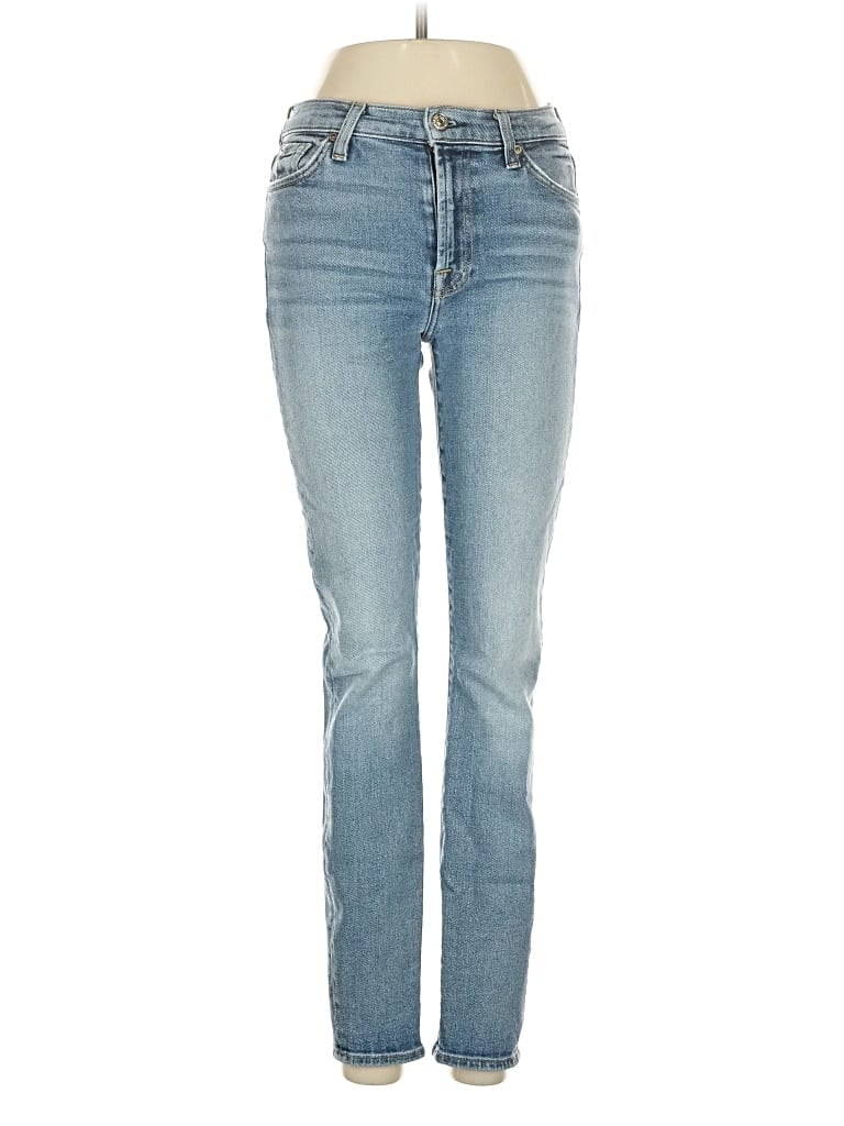 Pre-owned 7 For All Mankind Jeans In Blue