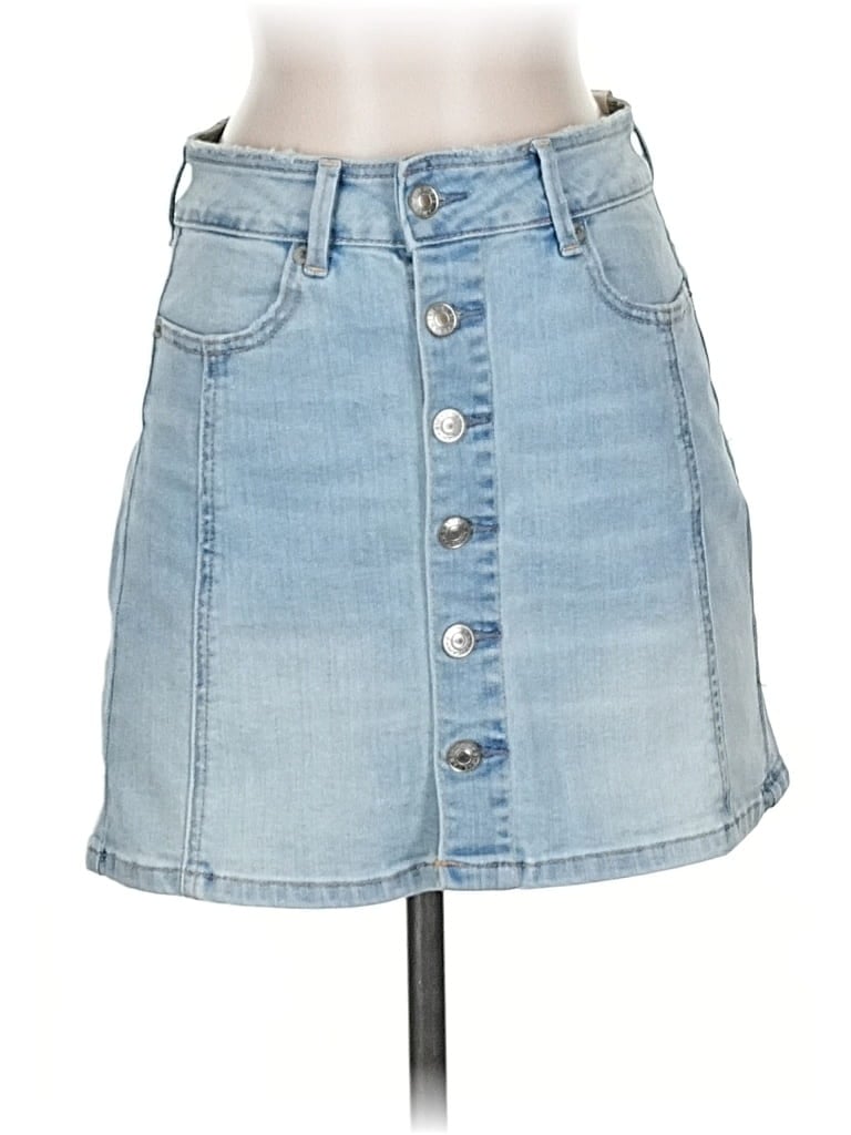 American Eagle Outfitters Denim Skirt In Blue