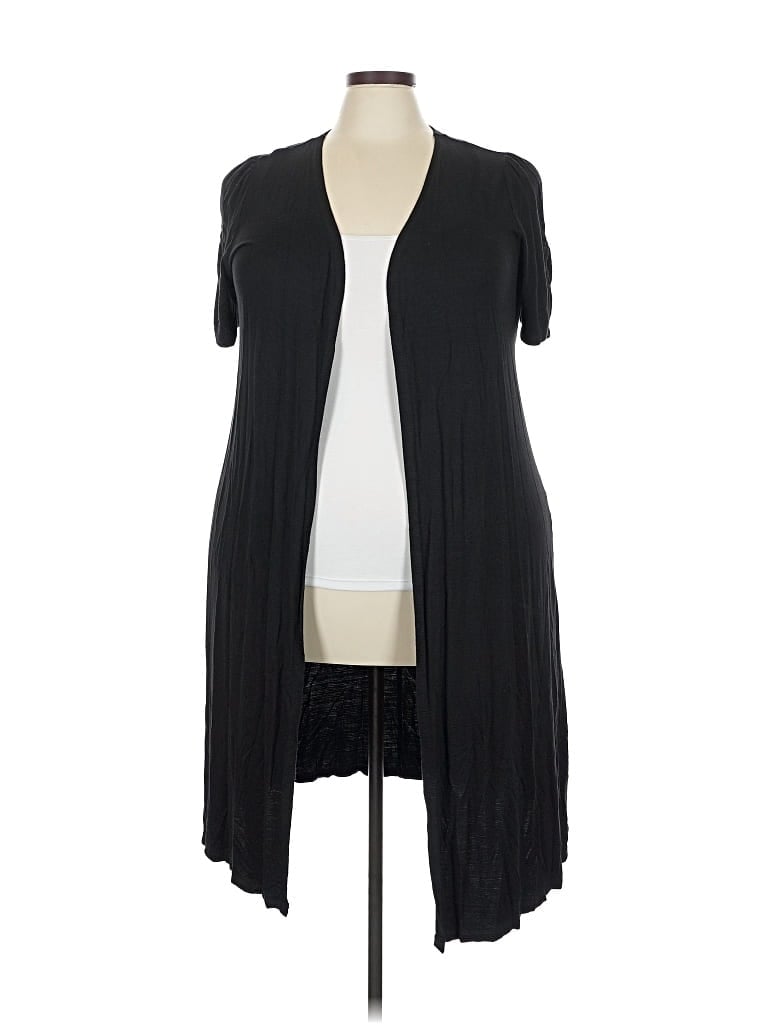 Pre-owned Torrid Cardigan Sweater In Black
