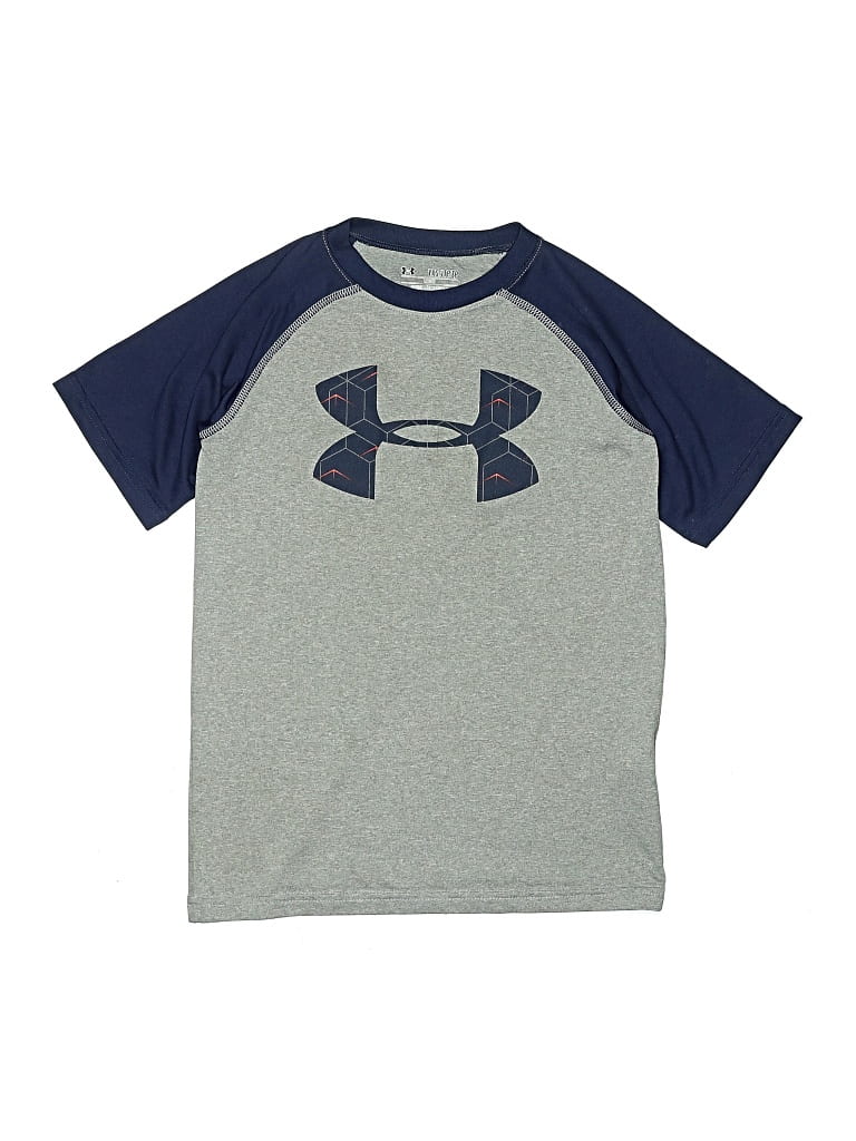 Pre-owned Under Armour Kids' Active T-shirt In Gray