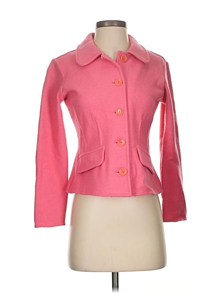 Pre-owned Talbots Blazer Jacket In Pink