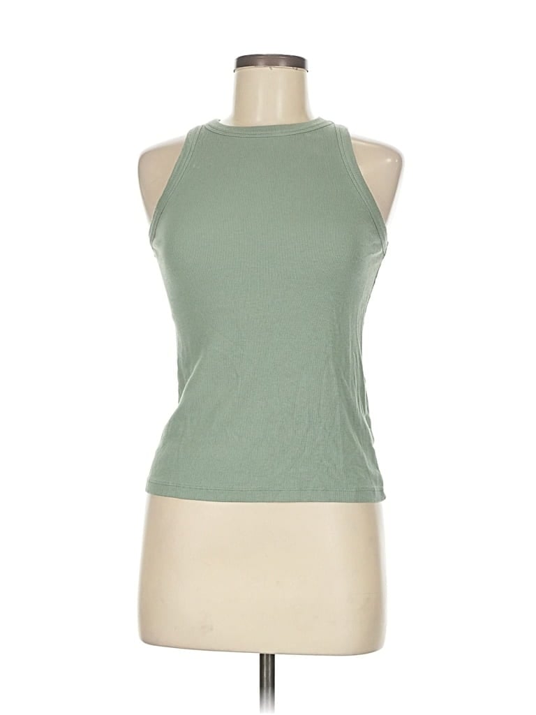 Pre-owned Rachel Zoe Tjx Tank Top Green Halter Neckline Tops