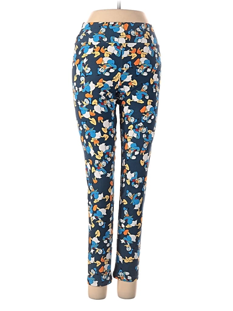 Pre-owned Lularoe Casual Pants In Blue