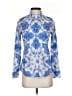 J.Crew Paisley Blue Long Sleeve Blouse Size 2 - photo 1