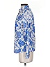 J.Crew Paisley Blue Long Sleeve Blouse Size 2 - photo 5