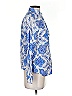 J.Crew Paisley Blue Long Sleeve Blouse Size 2 - photo 4