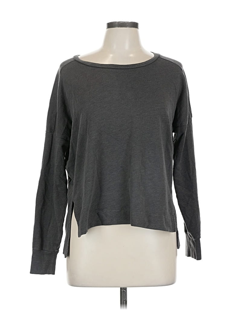 Pre-owned Madewell Pullover Sweater In Gray