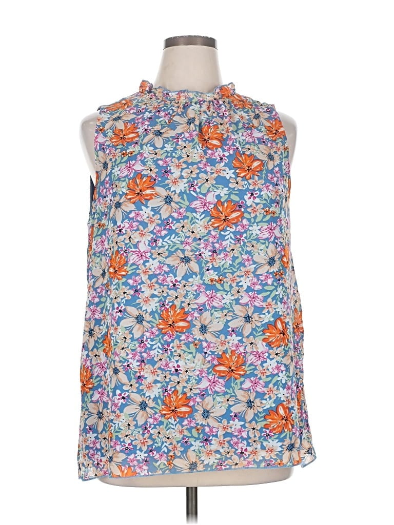 Pre-owned Dokotoo Sleeveless Blouse In Blue
