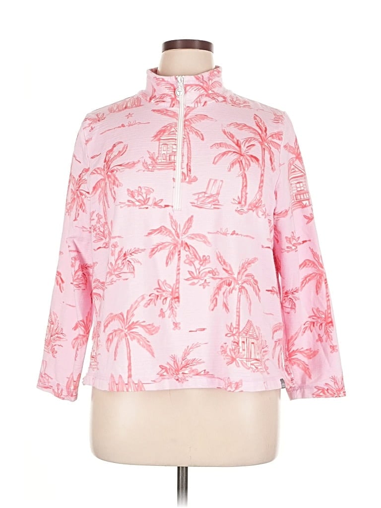 Pre-owned T By Talbots Pullover Sweater In Pink