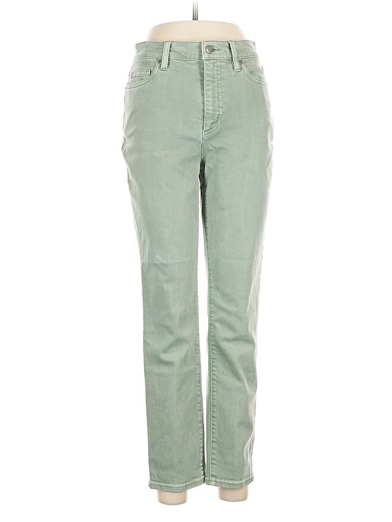 Pre-owned Lands' End Casual Pants In Green