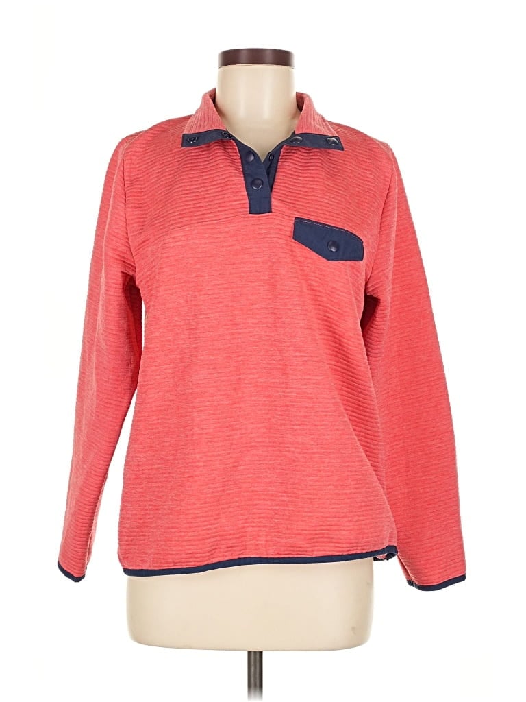 Pre-owned J.crew Factory Store Pullover Sweater In Red