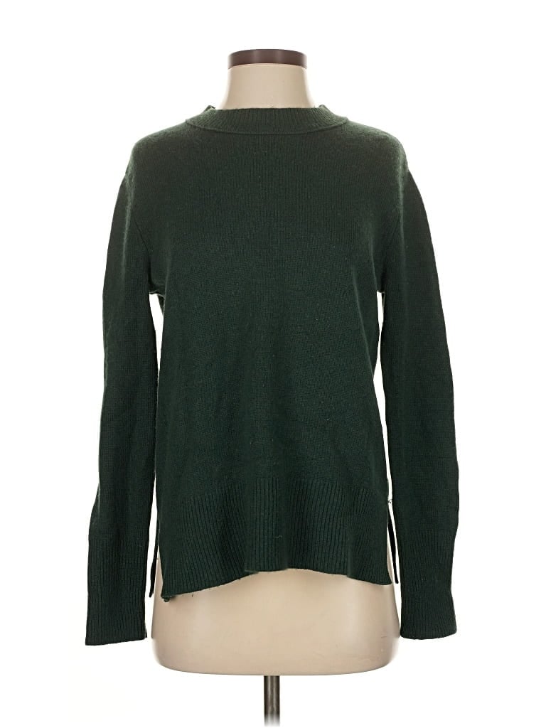 Pre-owned Theory Pullover Sweater In Green