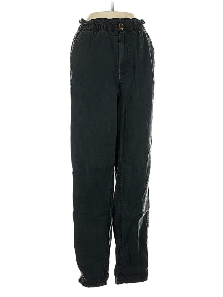 Pre-owned H&m Casual Pants In Black