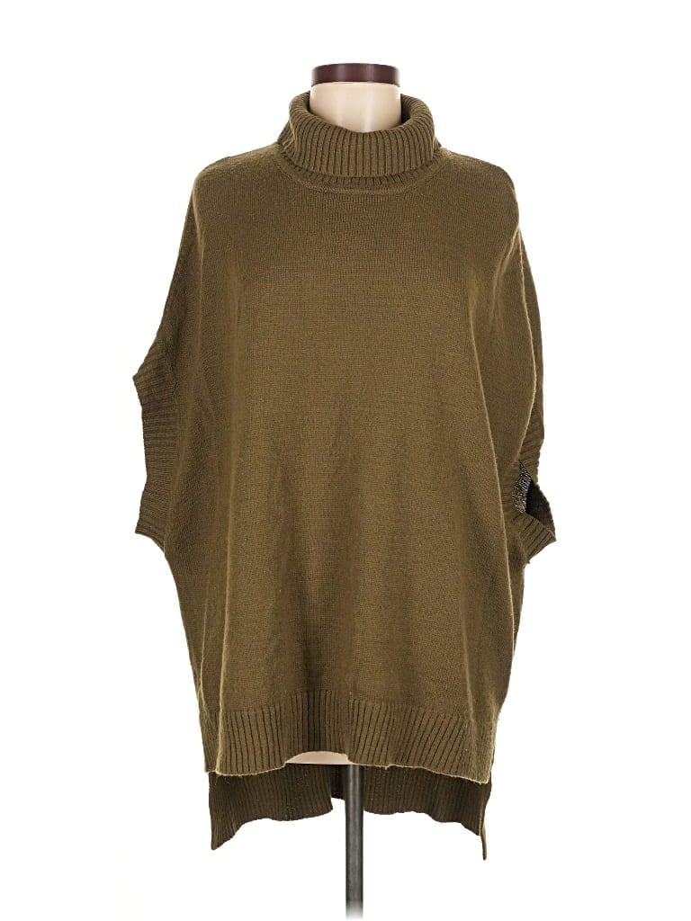Pre-owned Vertigo Poncho In Brown