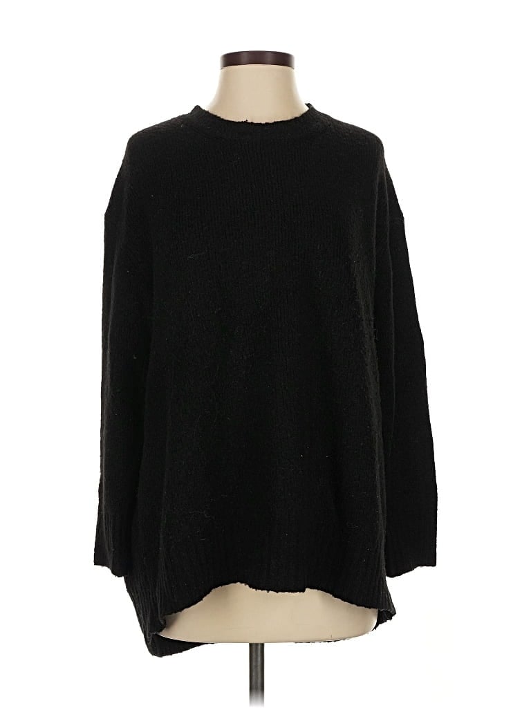 Pre-owned Zara Pullover Sweater In Black