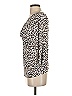 Charlotte Animal Print Ivory 3/4 Sleeve Blouse Size S - photo 5