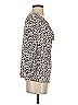 Charlotte Animal Print Ivory 3/4 Sleeve Blouse Size S - photo 4