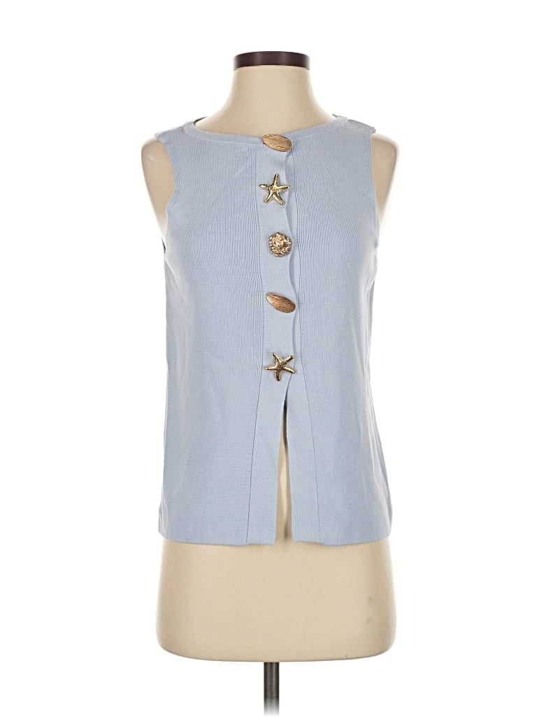 Pre-owned Asos Design Sweater Vest In Blue