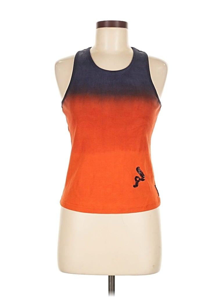 Pre-owned Armani Jeans Active Tank Top In Orange