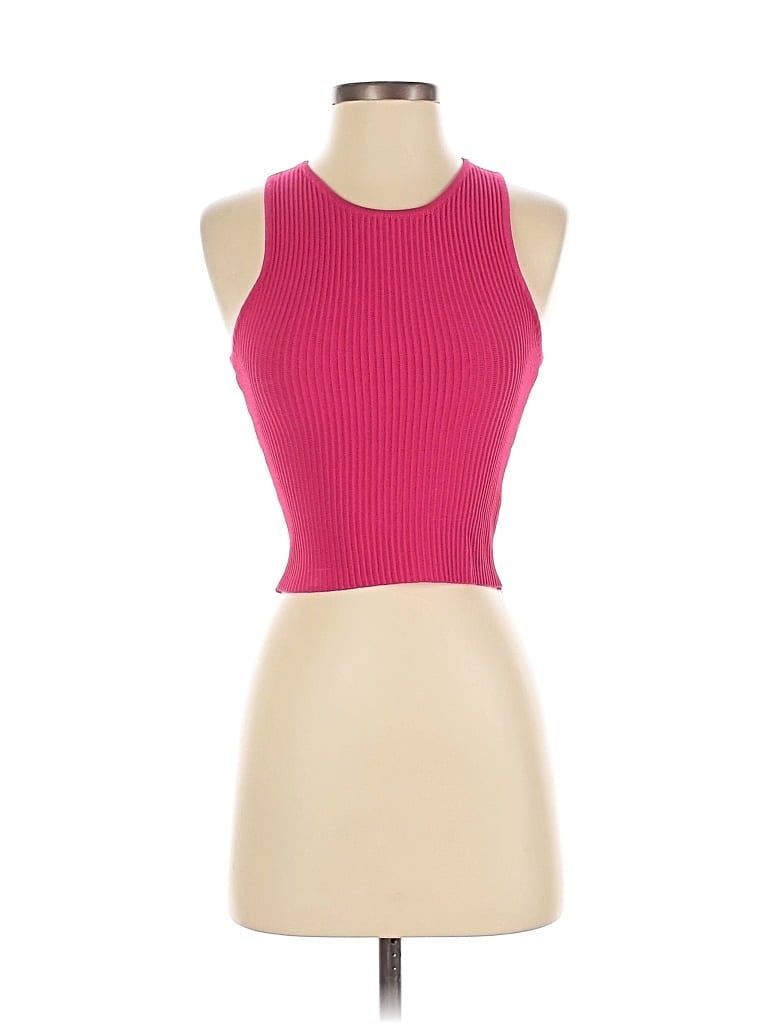 Pre-owned Altar'd State Tank Top Pink Halter Neckline Tops