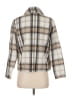 MELLODAY Plaid Ivory Tan Jacket Size S - photo 2