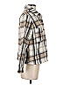 MELLODAY Plaid Ivory Tan Jacket Size S - photo 4