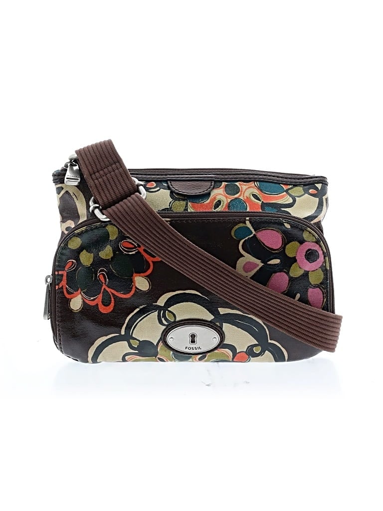 Pre-owned Fossil Crossbody Bag In Brown
