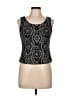 Xscape 100% Polyester Black Sleeveless Top Size L - photo 1