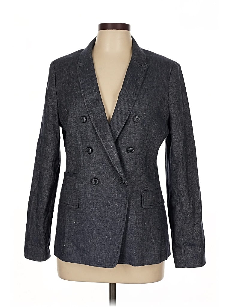 Pre-owned Banana Republic Blazer Jacket In Gray