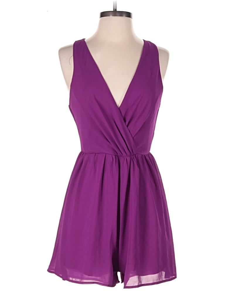 Pre-owned She + Sky Romper In Purple