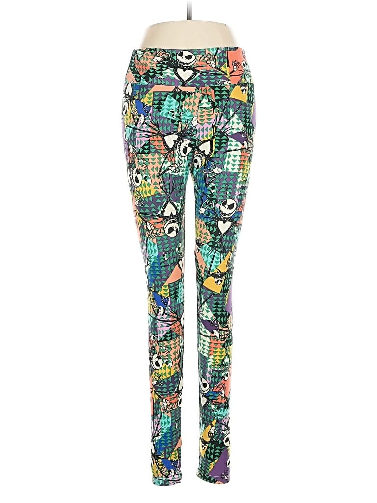 Pre-owned Lularoe Leggings In Green