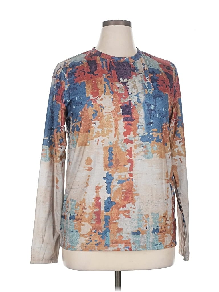 Pre-owned Made With Love Long Sleeve T-shirt In Silver