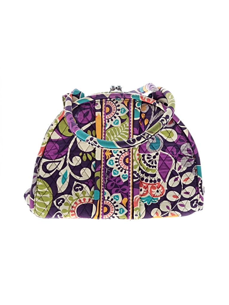 Pre-owned Vera Bradley Shoulder Bag In Purple
