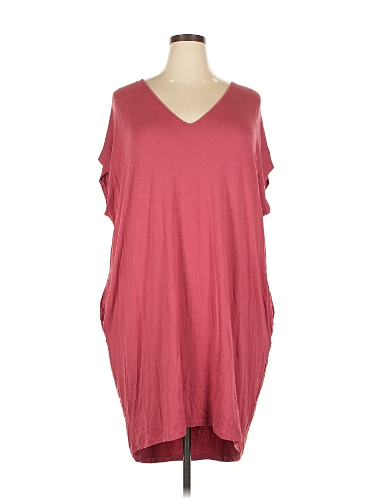 Pre-owned Universal Standard Casual Dress In Burgundy