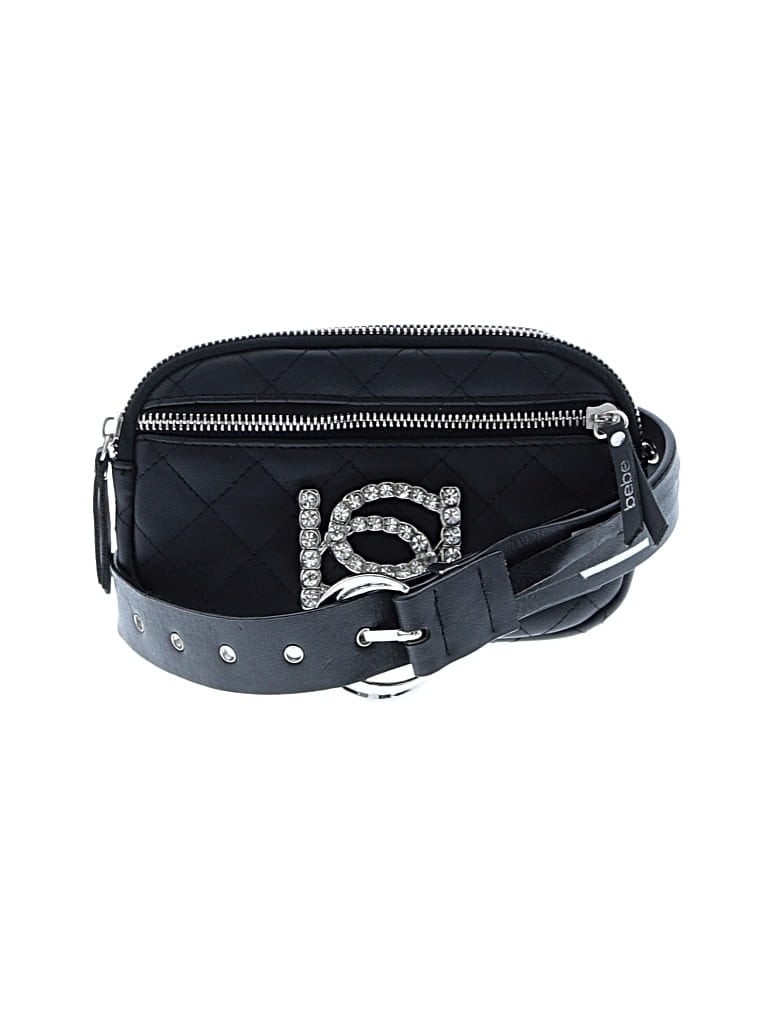Pre-owned Bebe Belt Bag In Black