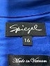 Spiegel Graphic Blue Cocktail Dress Size 16 - photo 7