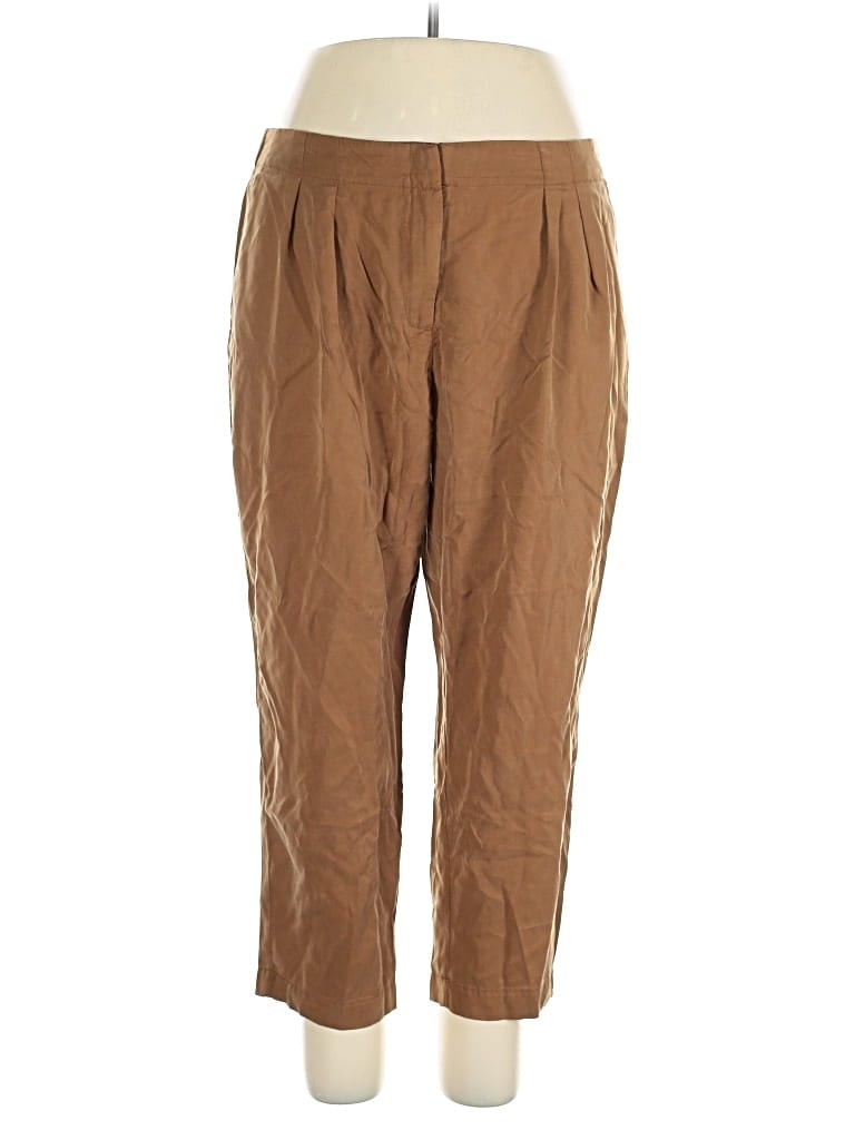 Pre-owned Chico's Khaki Pant In Brown