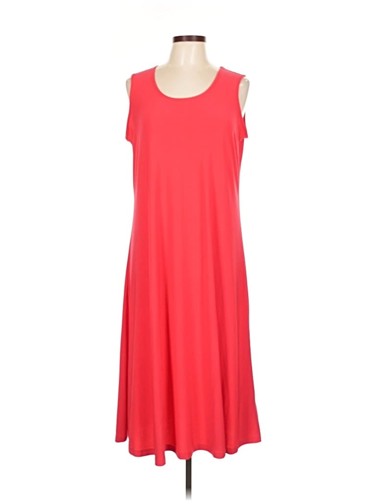 Pre-owned Attitudes By Renee Casual Dress In Red