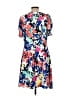 DKNY Print Blue Casual Dress Size 12 - photo 2