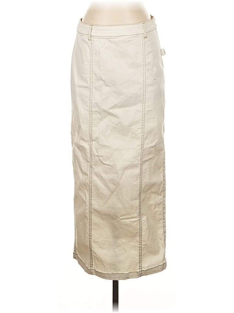 Pre-owned Belle Vere Formal Skirt In White