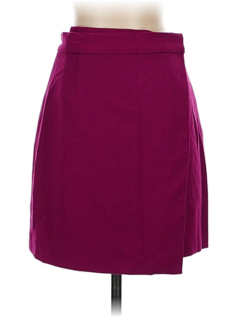 Pre-owned French Connection Casual Skirt In Burgundy