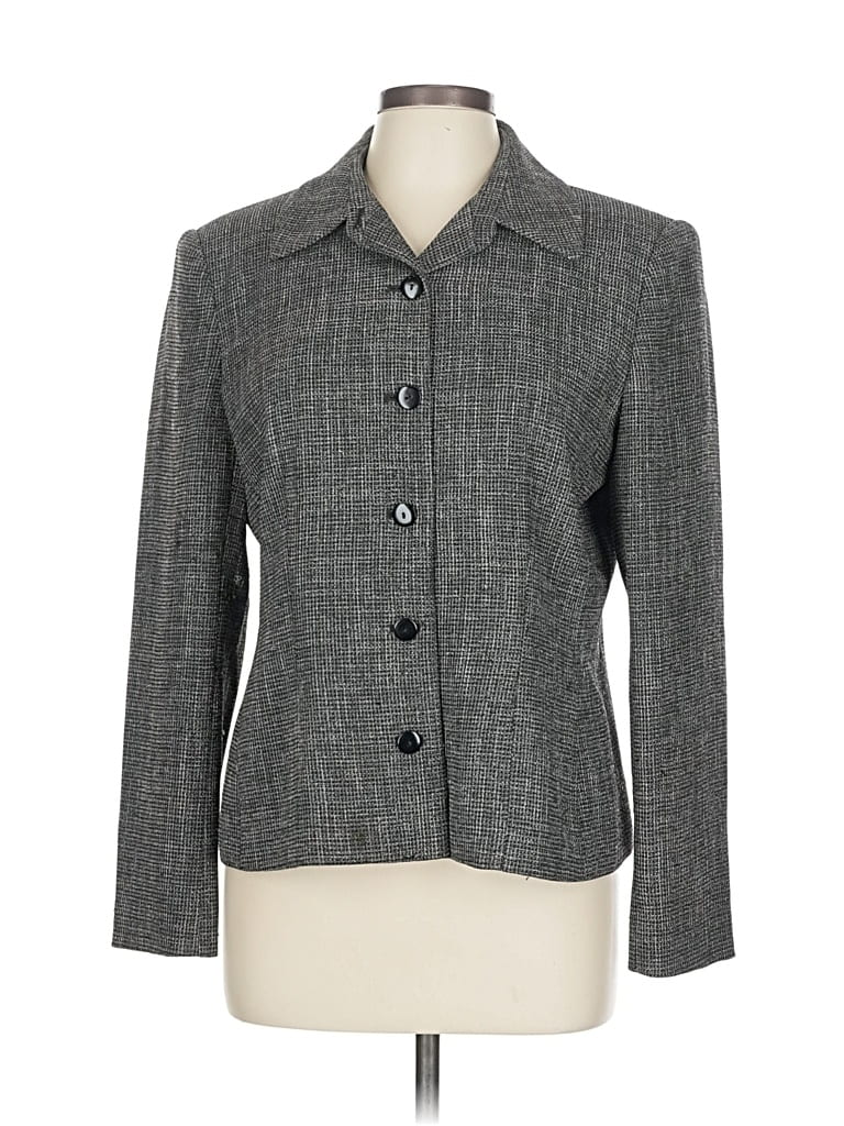 Pre-owned Jones New York Blazer Jacket In Brown