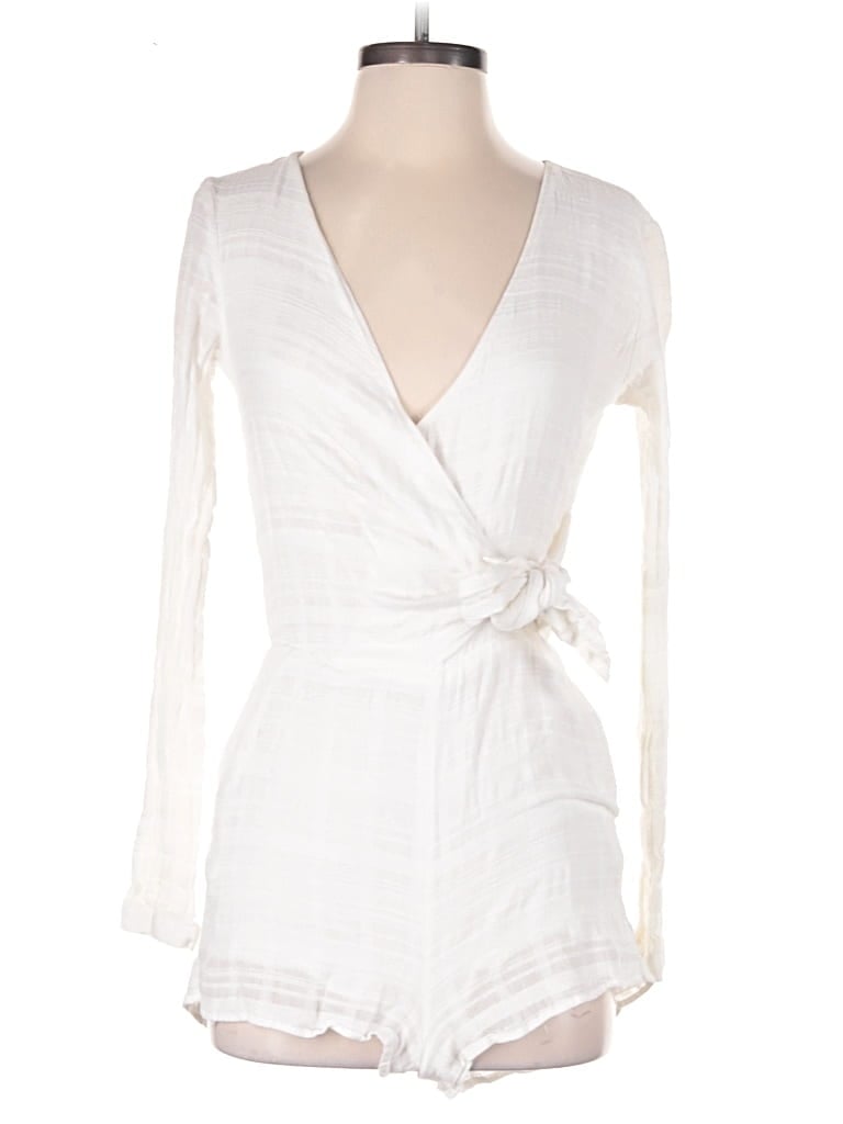Pre-owned Saks Fifth Avenue Romper In White