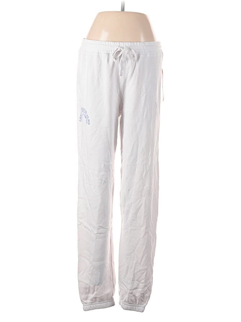 Pre-owned Aqua Track Pants In Silver