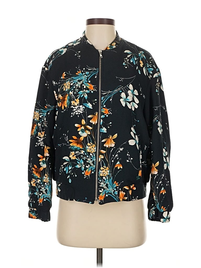 Pre-owned Zara Jacket In Blue