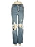 Wild Fable Hearts Blue Jeans Size 4 - photo 1